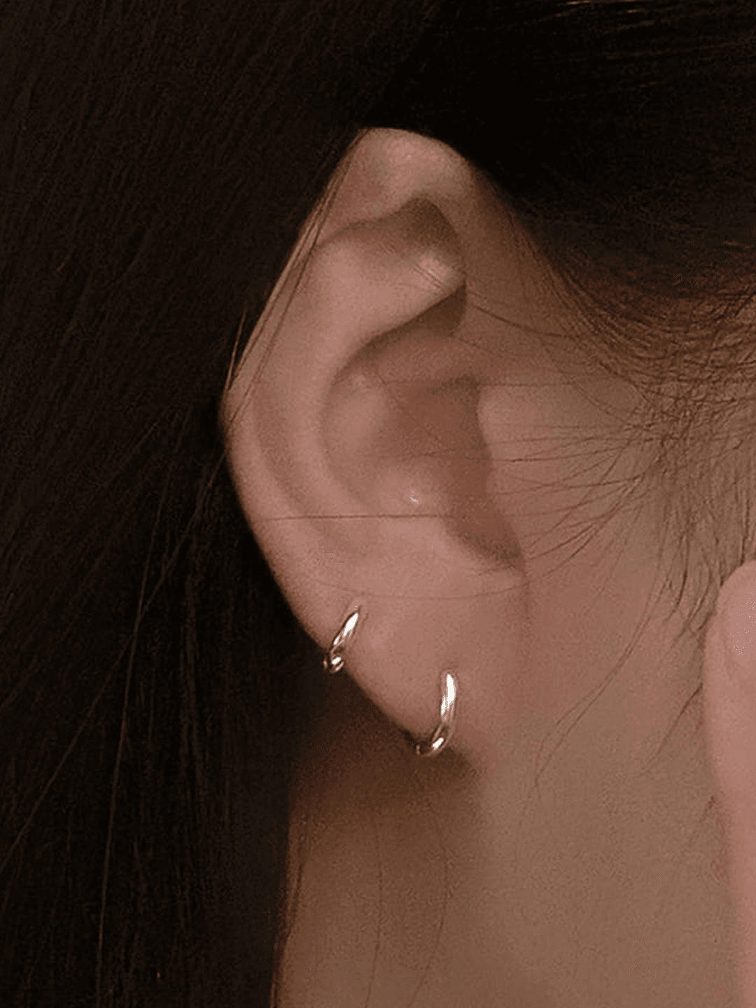 르앙 [BEST🥇] 925 실버 베이직 원터치 링 귀걸이