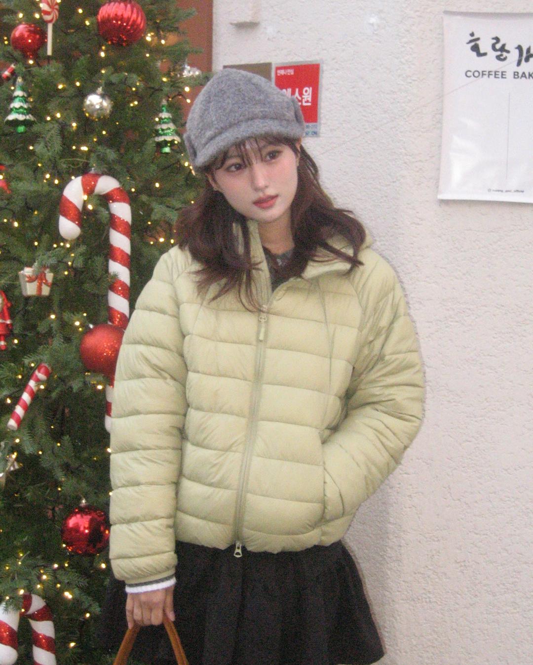 후아유 여성 후드 경량 패딩(F) / WHJPG1191F