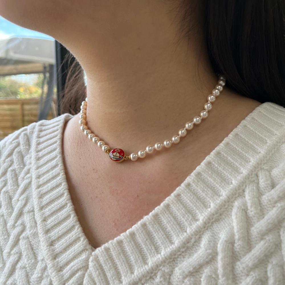 비비안웨스트우드 로엘리아 진주 목걸이 6303002002W409W409 / VIVIENNE WESTWOOD LOELIA NECKLACE (관부가세포함)