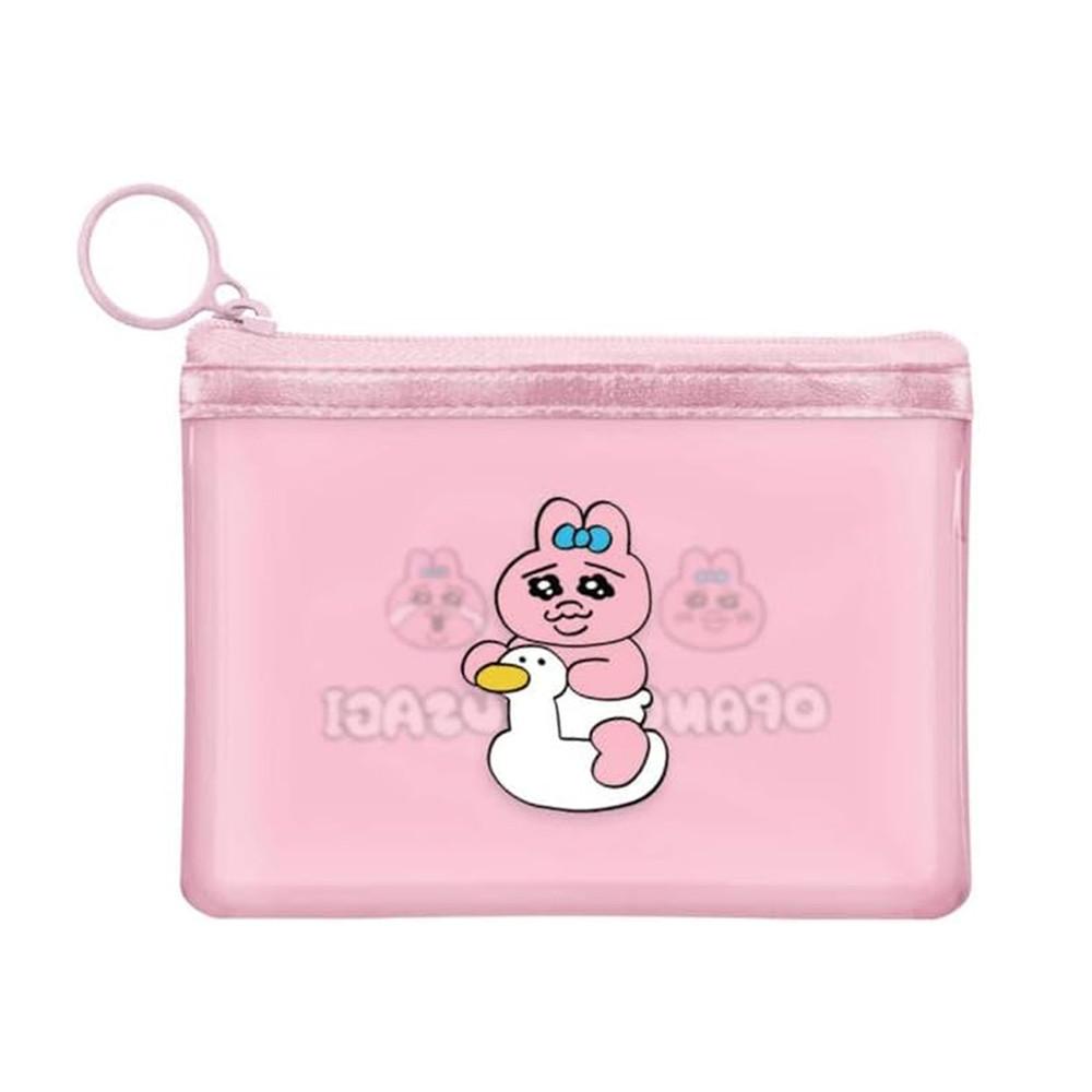 빤쮸토끼 오빤쮸우사기 굿즈 미니 투명 파우치
