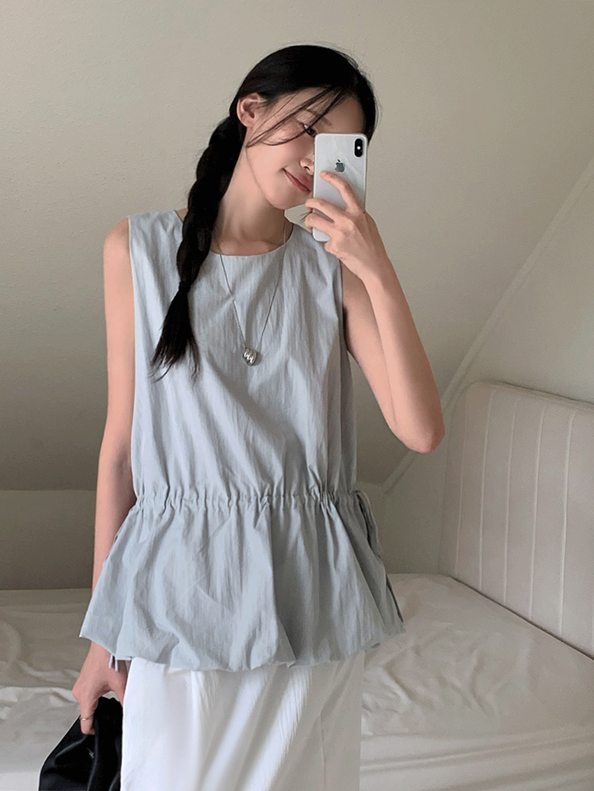 pumpkin sleeveless bl (4color) 주문폭주! 순차발송