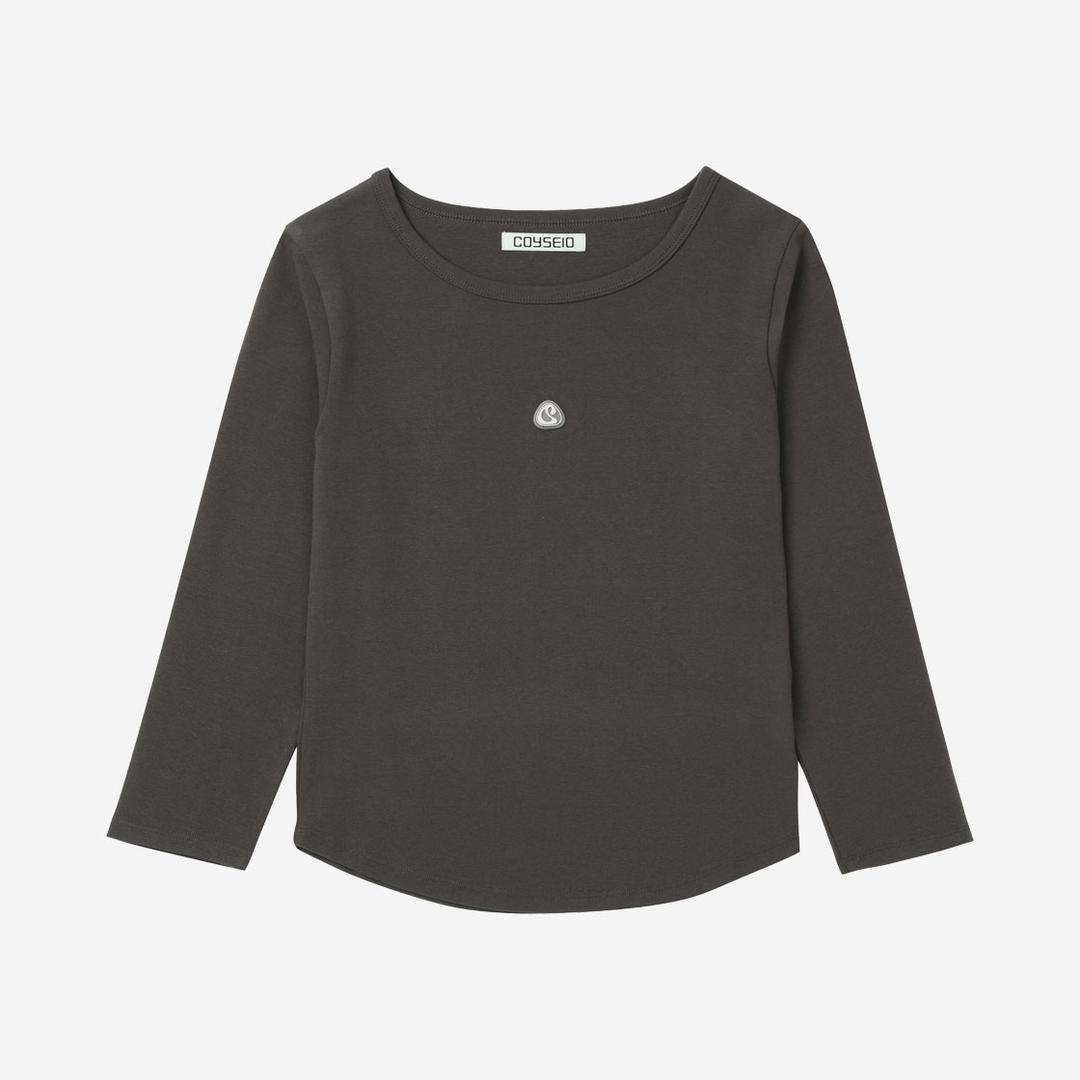 Coyseio Symbol Logo Capri Sleeves Dark Brown