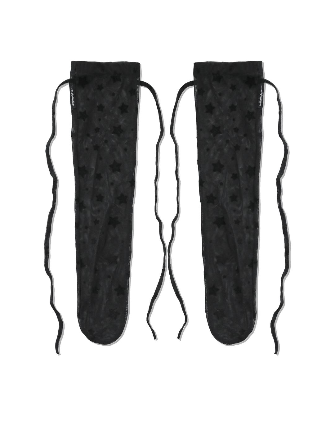 MESH STAR SOCKS(BLACK)