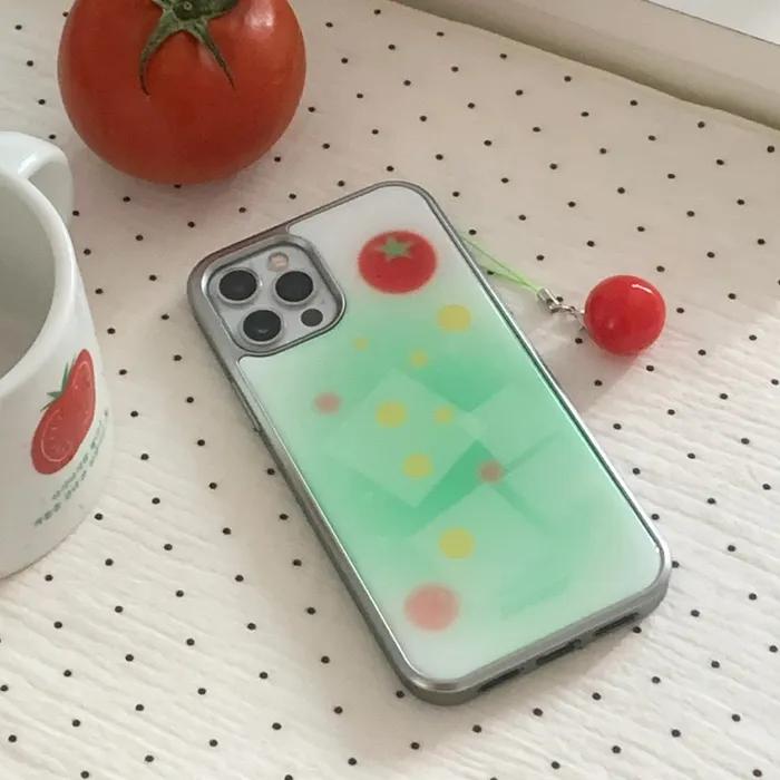 [그린] 토마토 바질 에이드 SILVER EPOXY CASE (+Z플립)