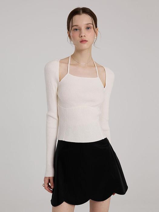 Halter Neck Knit(6color)