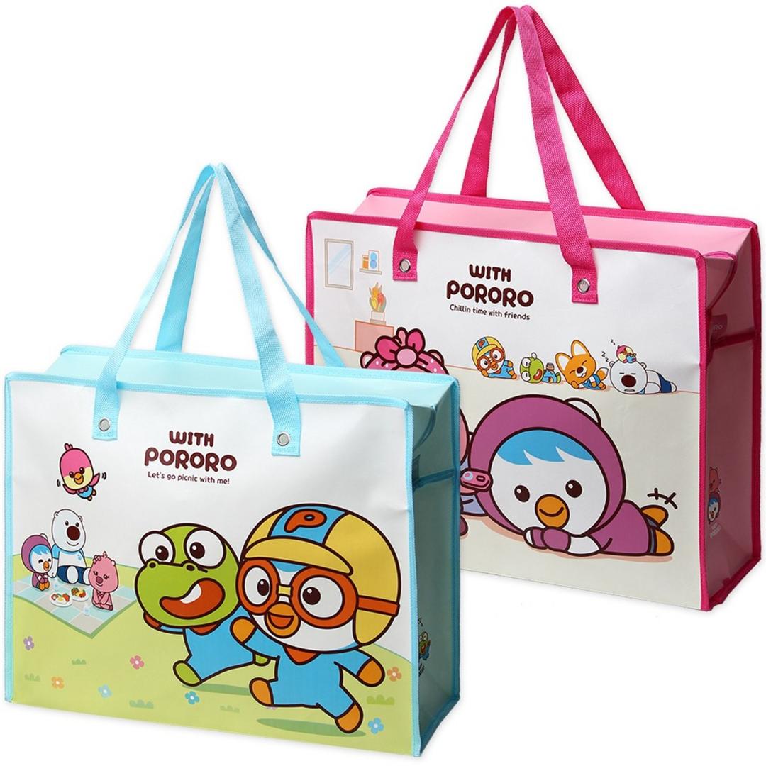 포포팬시 위드 뽀로로 제일 좋아 타포린백 2p - 쇼핑백 | 쿠팡