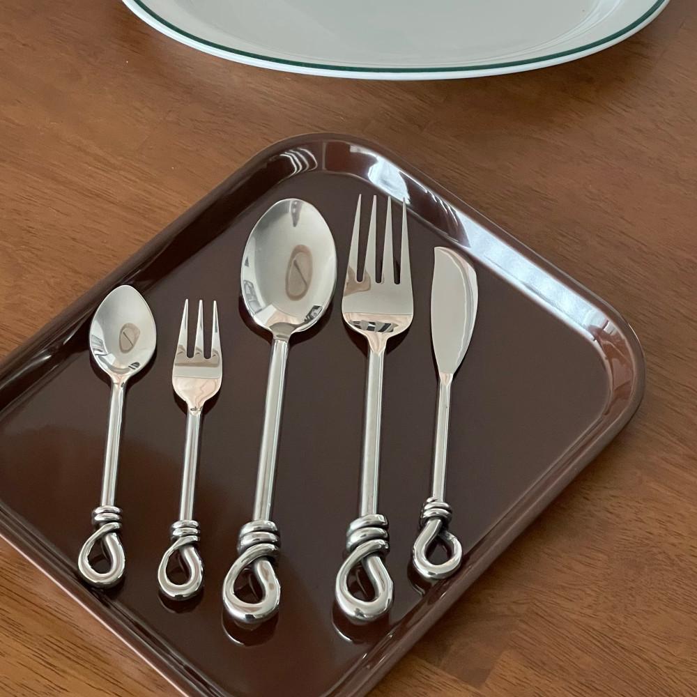 노트 헤드 커트러리(디저트 스푼/ 디저트 포크/ 디너 스푼/ 디너 포크)