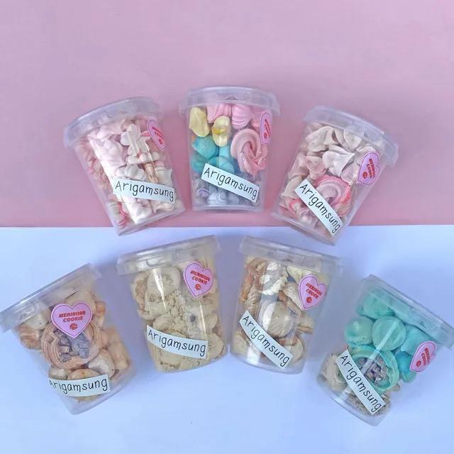 💗아리감성수제머랭쿠키💗하프형🍫호텔델루나아이유