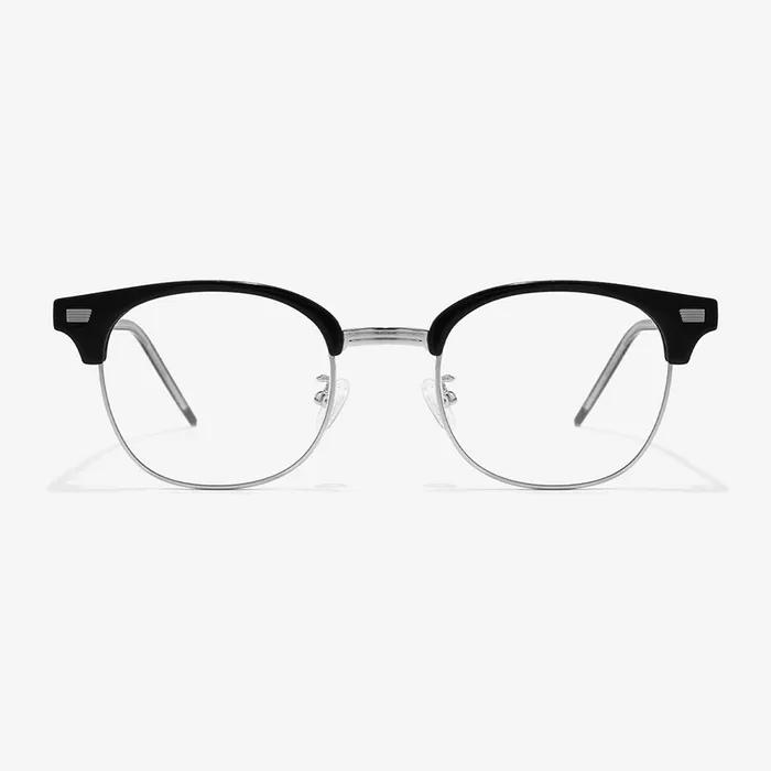STYLE7 BKSV_블랙 & 실버 메탈 클래식 남녀공용 하금테 스타일워크 안경테
