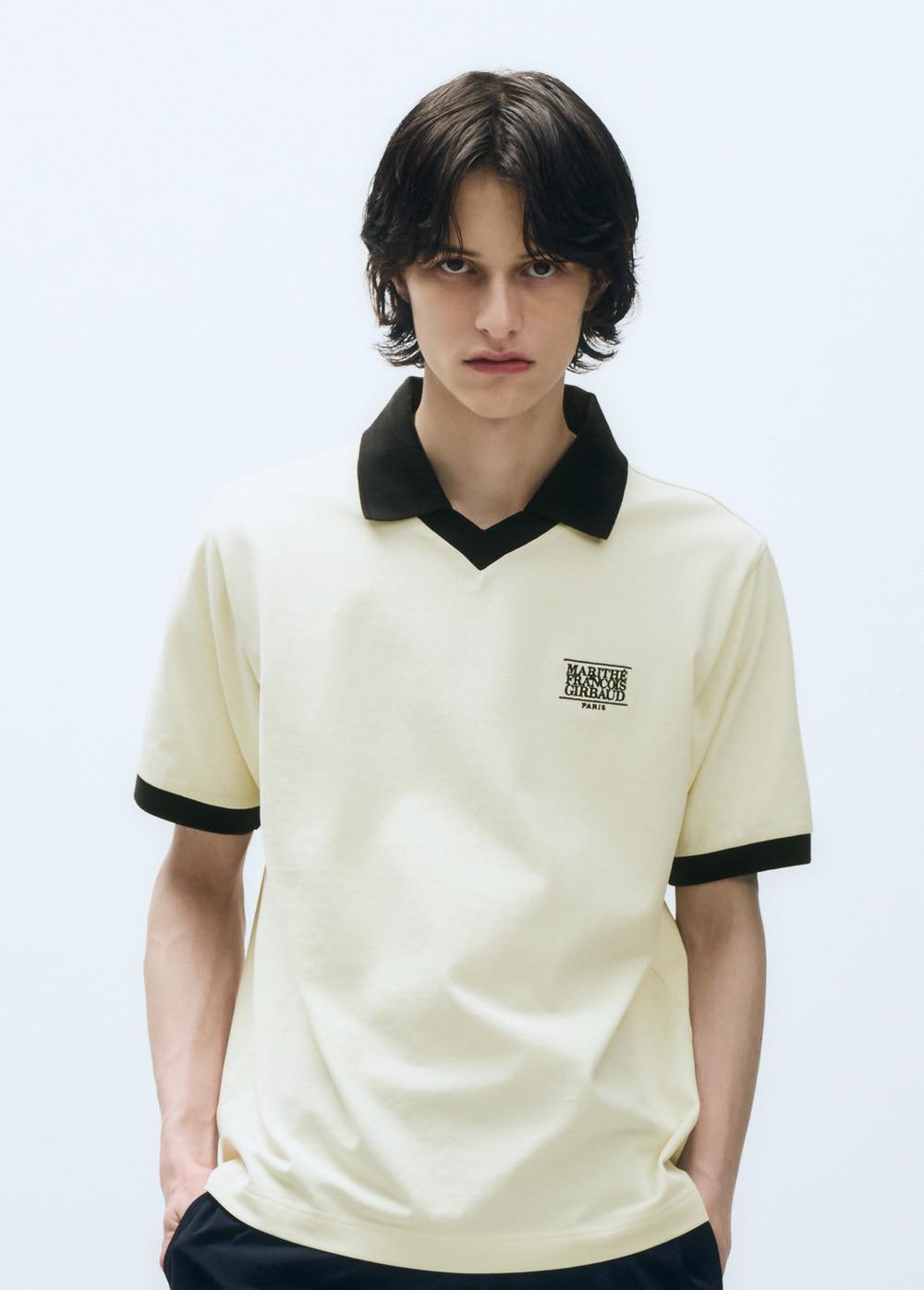 [5/7 예약발송] MOUVEMENT UNI COLLAR TEE ivory