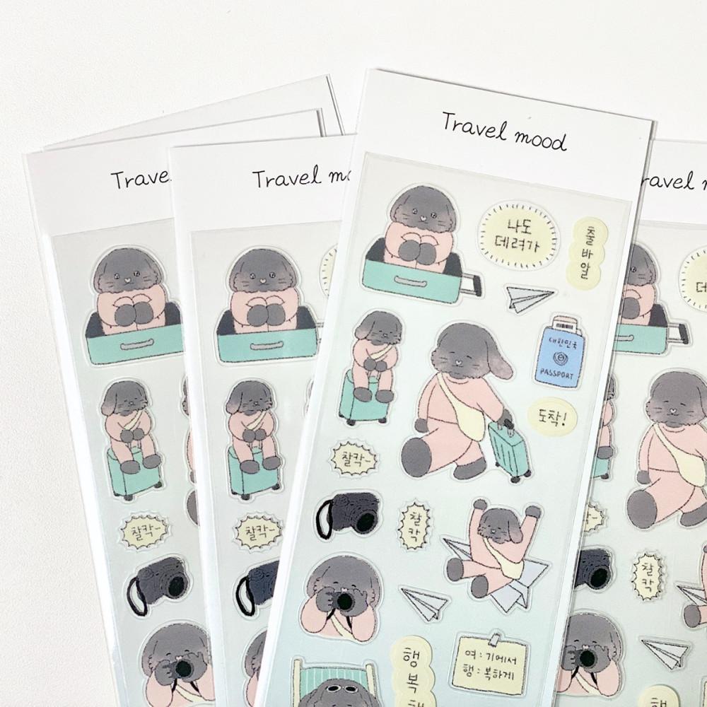 [하리무드] travel mood 스티커_재입고