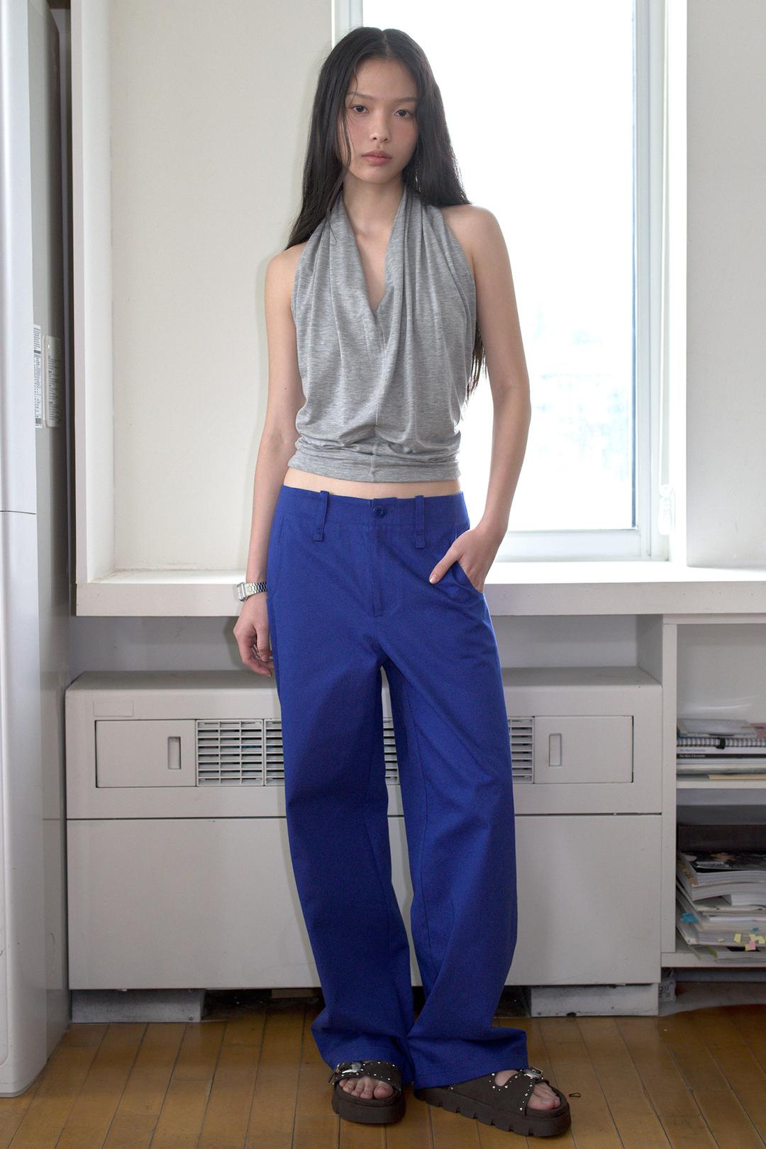 [6/2 PRE-ORDER] COLOR WIDE PANTS_ROYAL BLUE