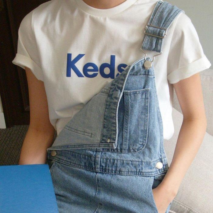 에센셜 로고 티셔츠_KD2RSG2101F_OWH