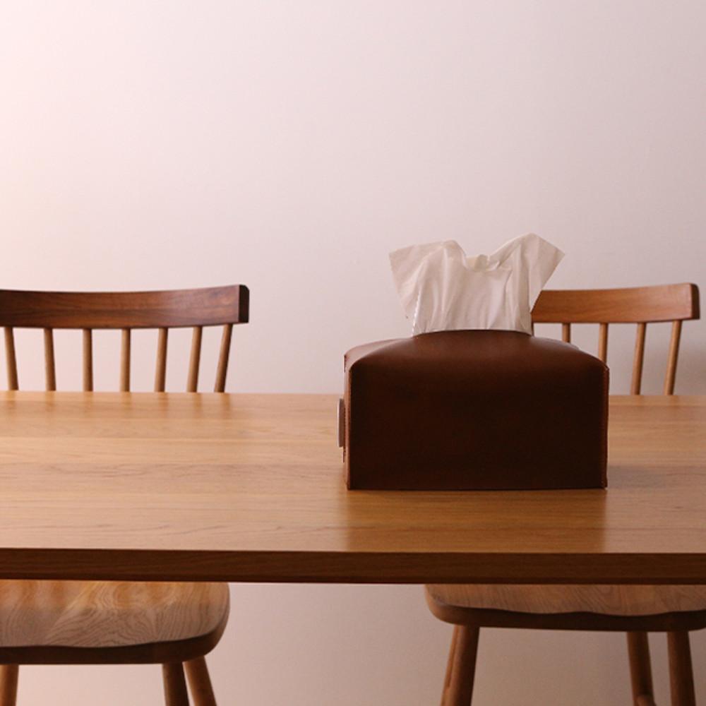 뉴 버전 빈티지 가죽 티슈케이스 2color