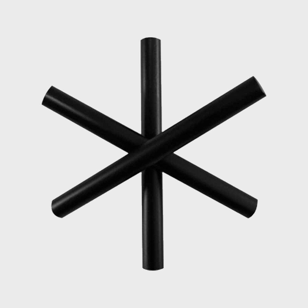 Coat Hanger Logs - Black Grain