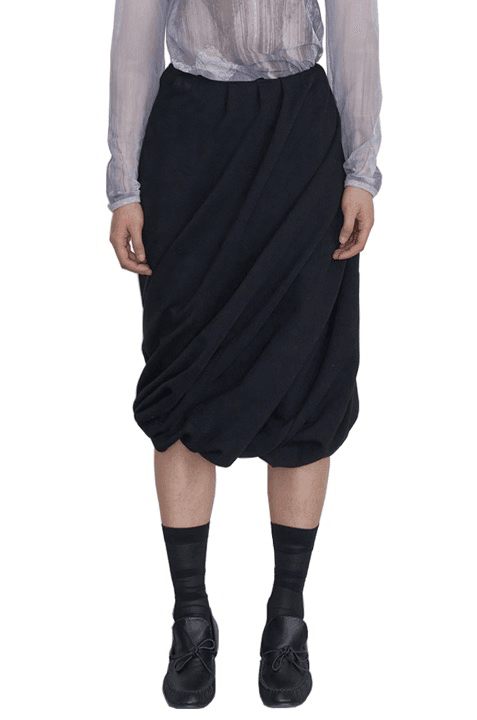 [03/06 예약발송] Jersey Volume Skirt, Onyx