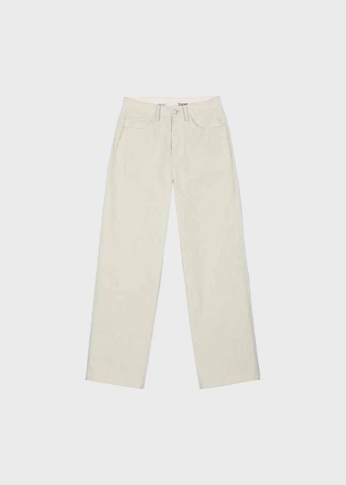 2nd) winter straight pants (ivory)