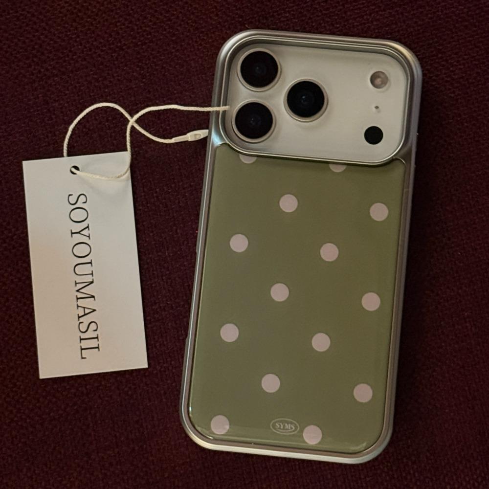 [아이폰17시리즈]  PURE DOT 블랙/실버 범퍼케이스