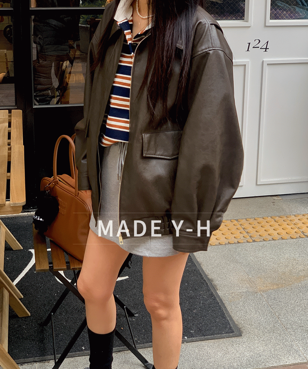 madeYH)에코레더블루종-브라운