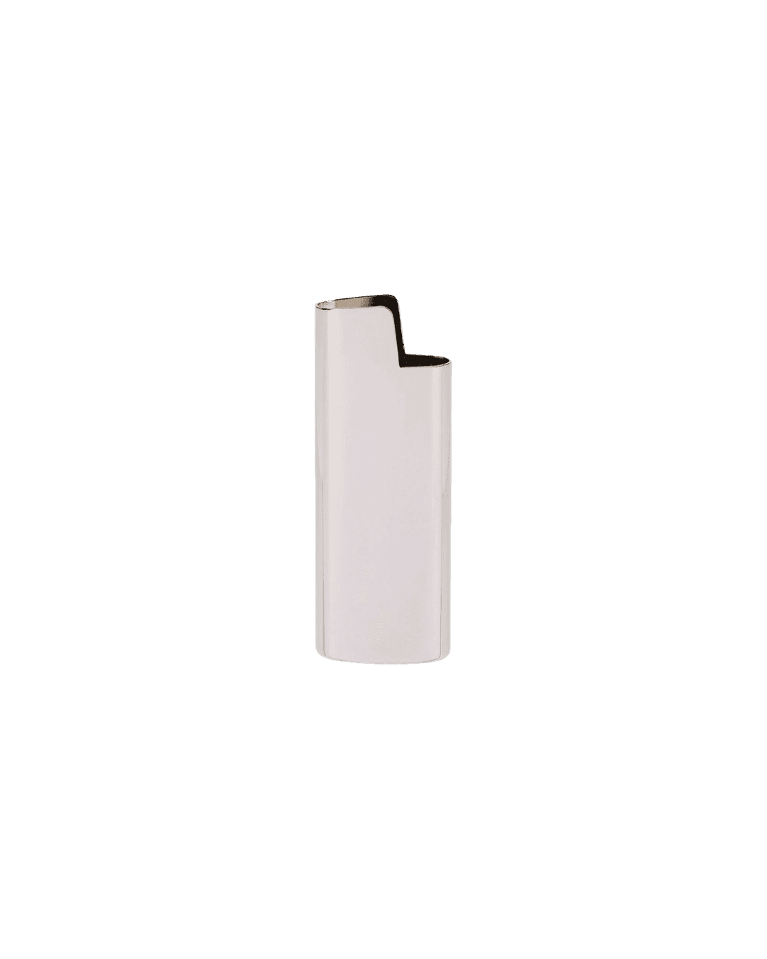 Mini BIC Lighter Holder Silver