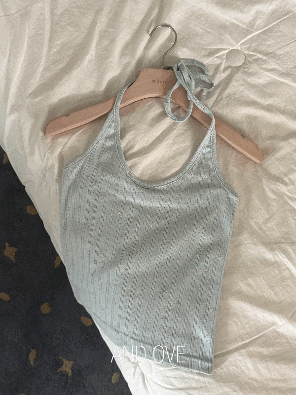 [홀터나시/흠뻑쇼] 라이브 라운드 홀터넥 슬리브리스