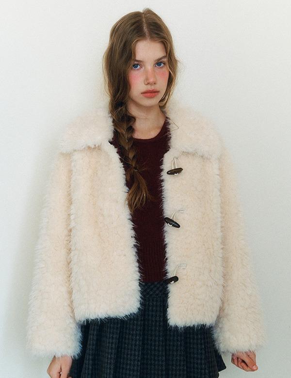 [NEW CAPSULE] 빅카라 토글 퍼 자켓_RMJLG11RTC