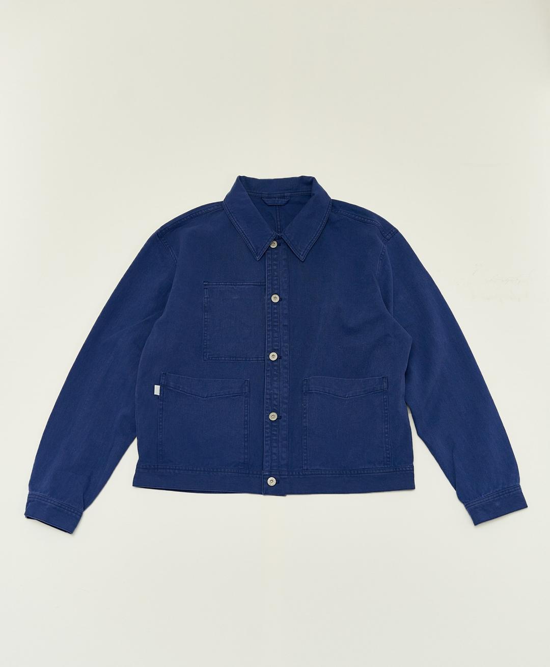 Reversible painter jacket [Royal blue]