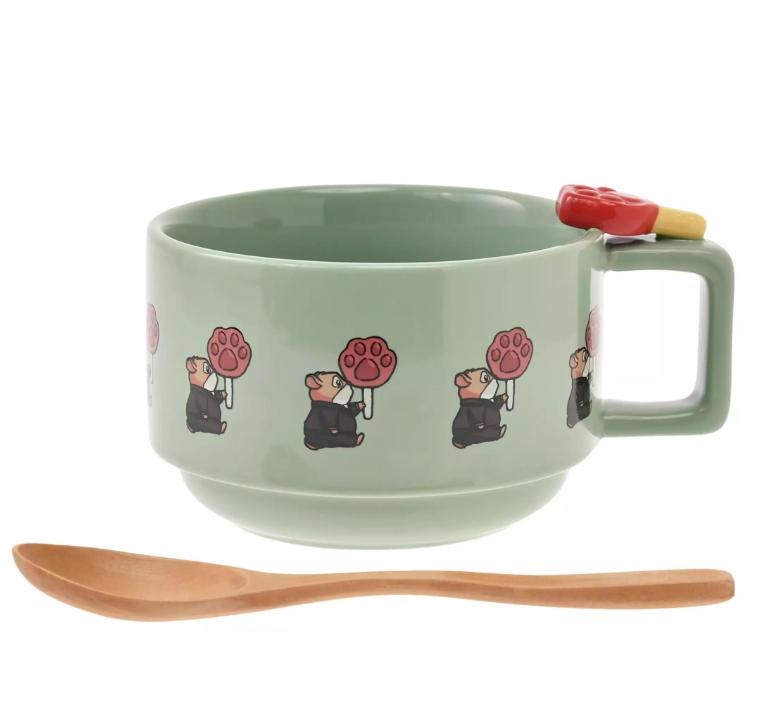 디즈니 스토어 주토피아 캐릭터 피규어 머그컵 스푼