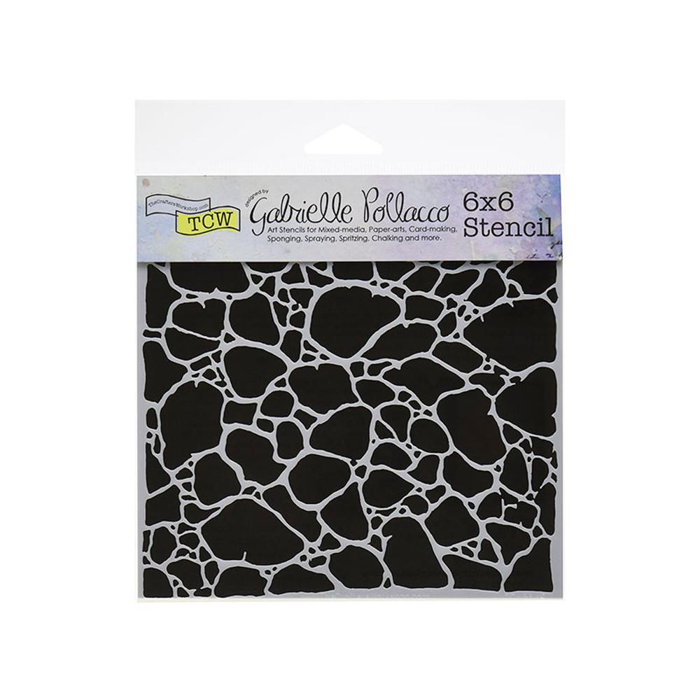 Crafter's Workshop Template 15.2X15.2cm Mini Organic Matter Stencil / 스텐실 도안