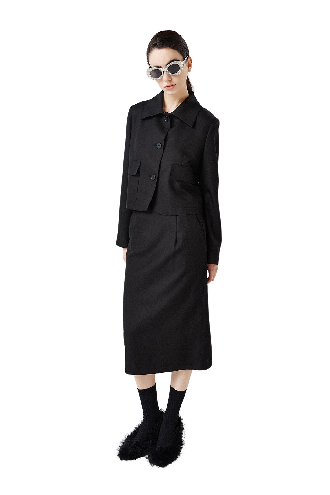 시그니처 스커트 셋업_black (-5%)