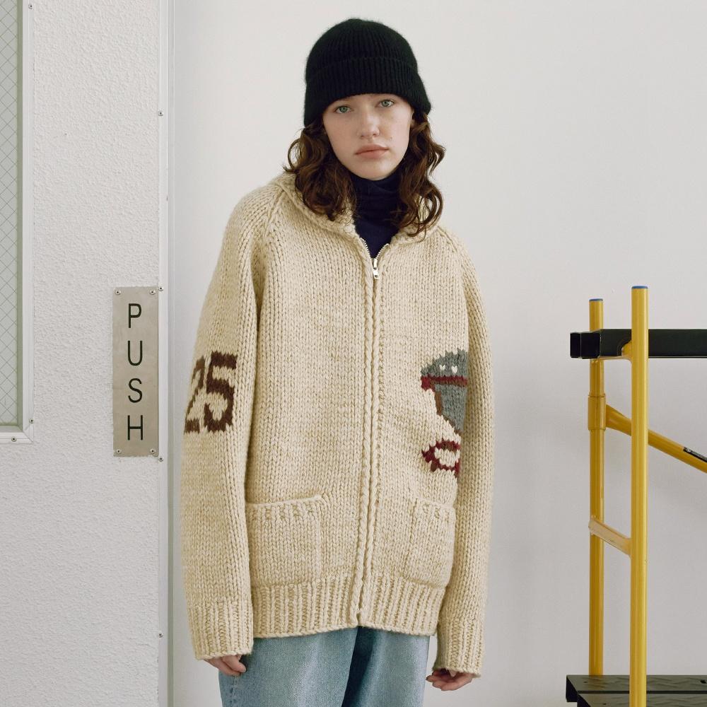 [Women] Handmade Cowichan (Yellow Ivory)