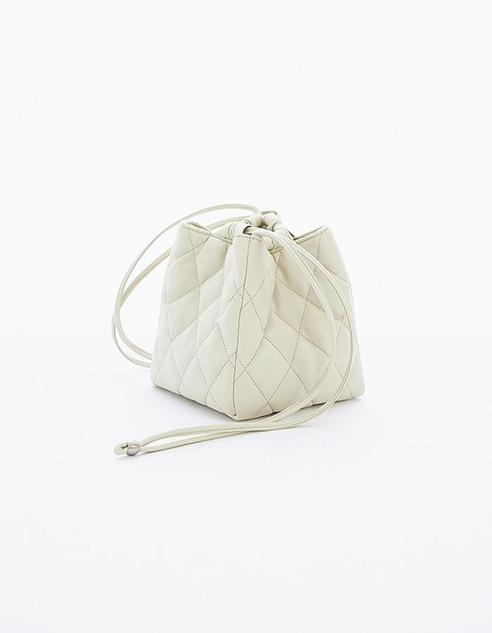 kroei) SQUARE DRAWSTRING BAG _ PALE MINT