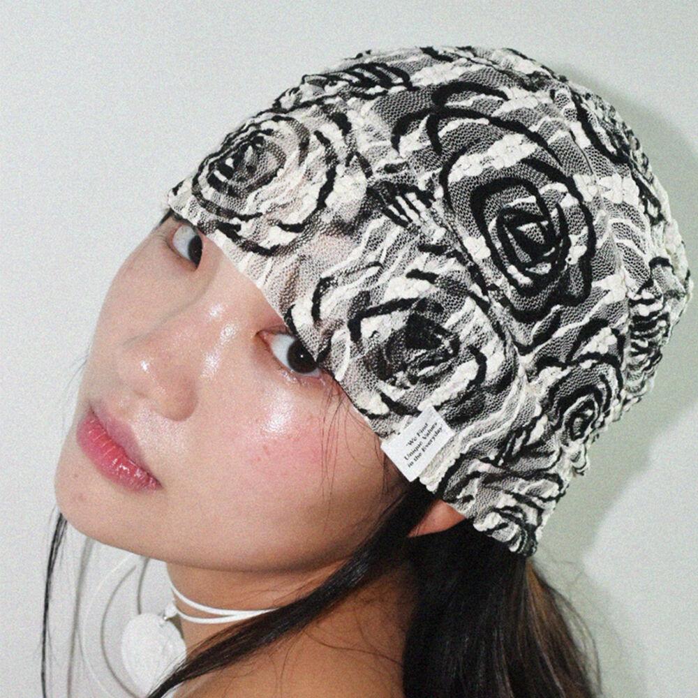 [6차 재입고] Floral SUMMER Hat (ROSE IVORY) 플로럴 비니