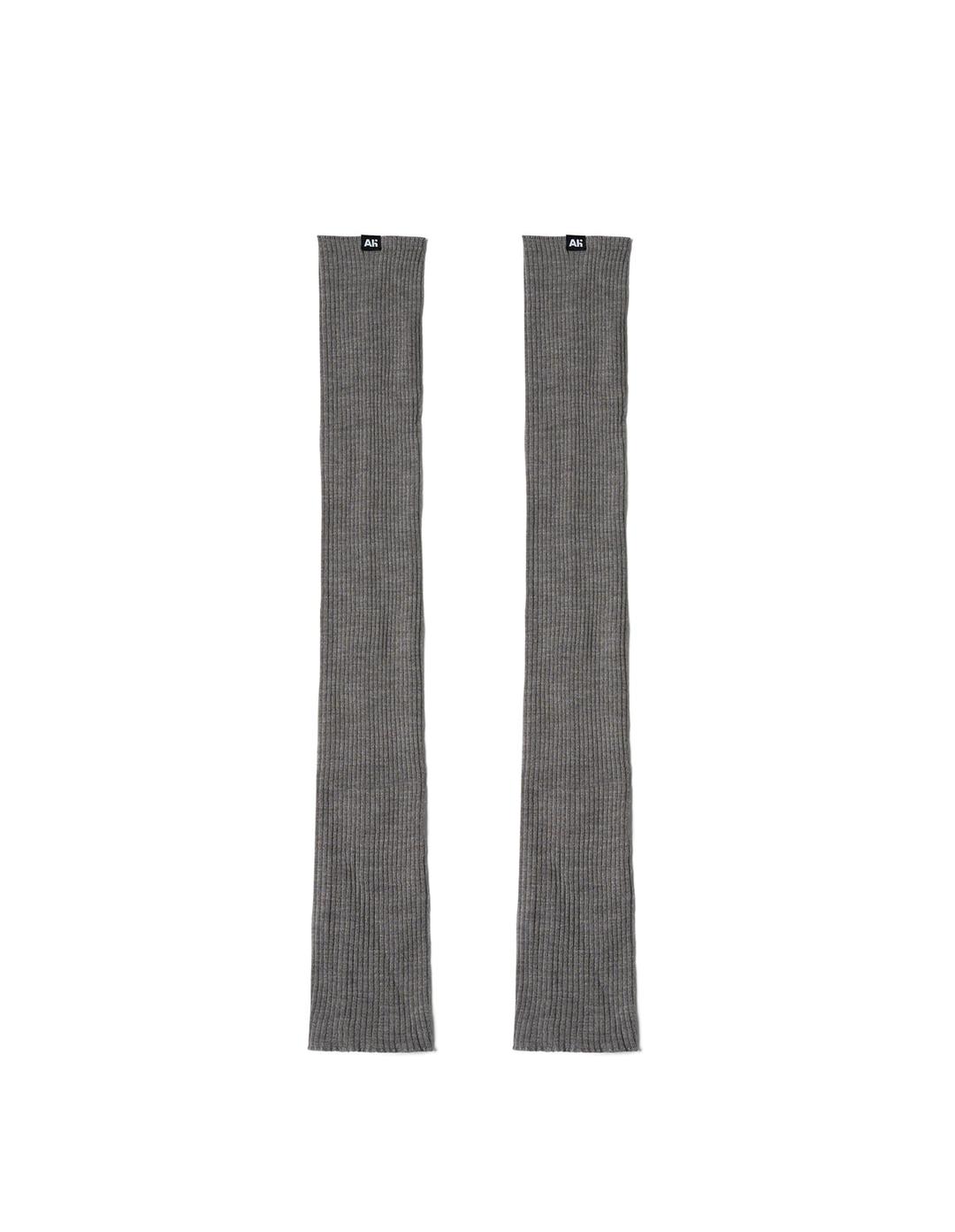 Sheer Rib Leg Warmer Grey