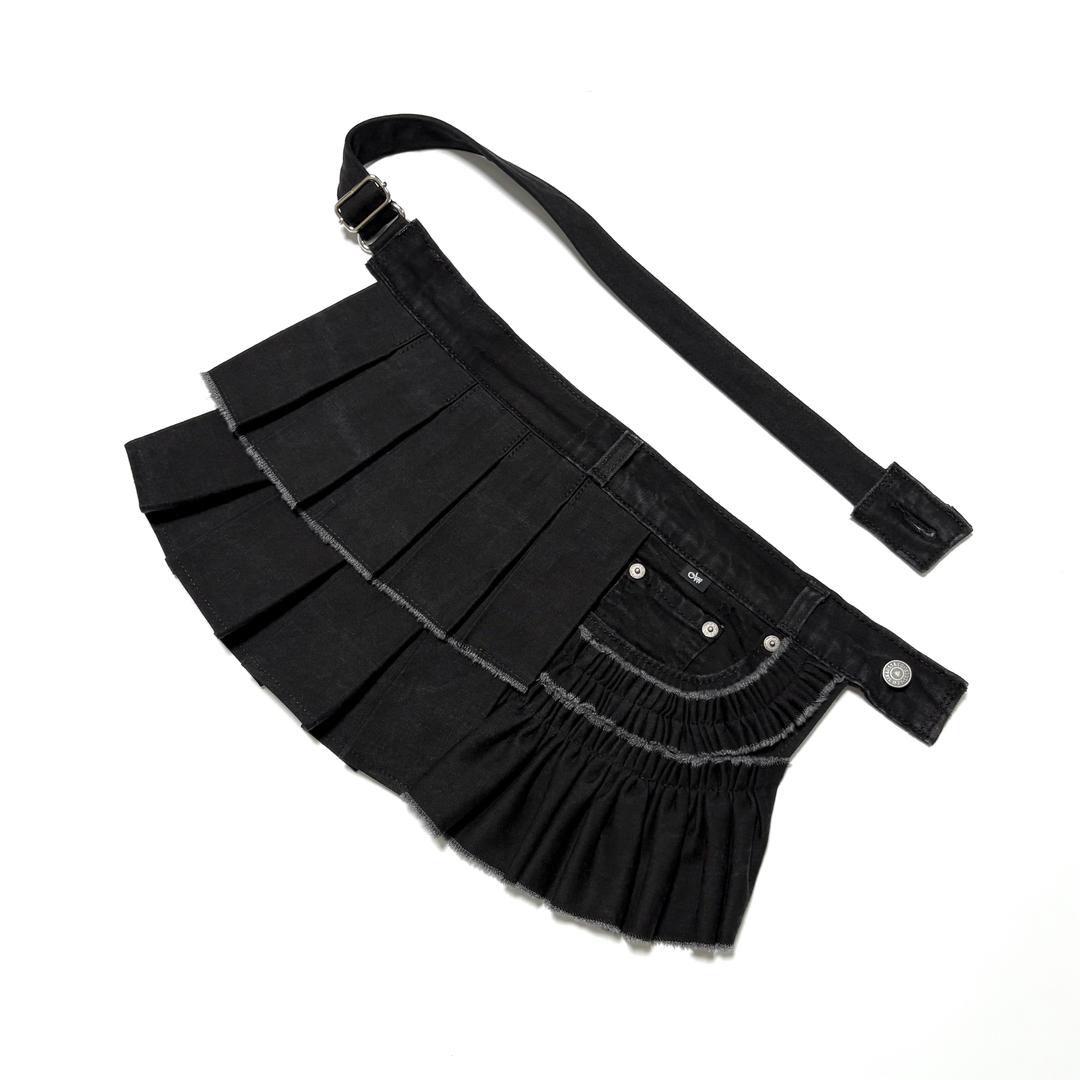 levis remade frill belt (black)