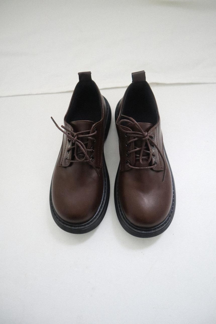 팁씨 rund lace up loafer (2color)