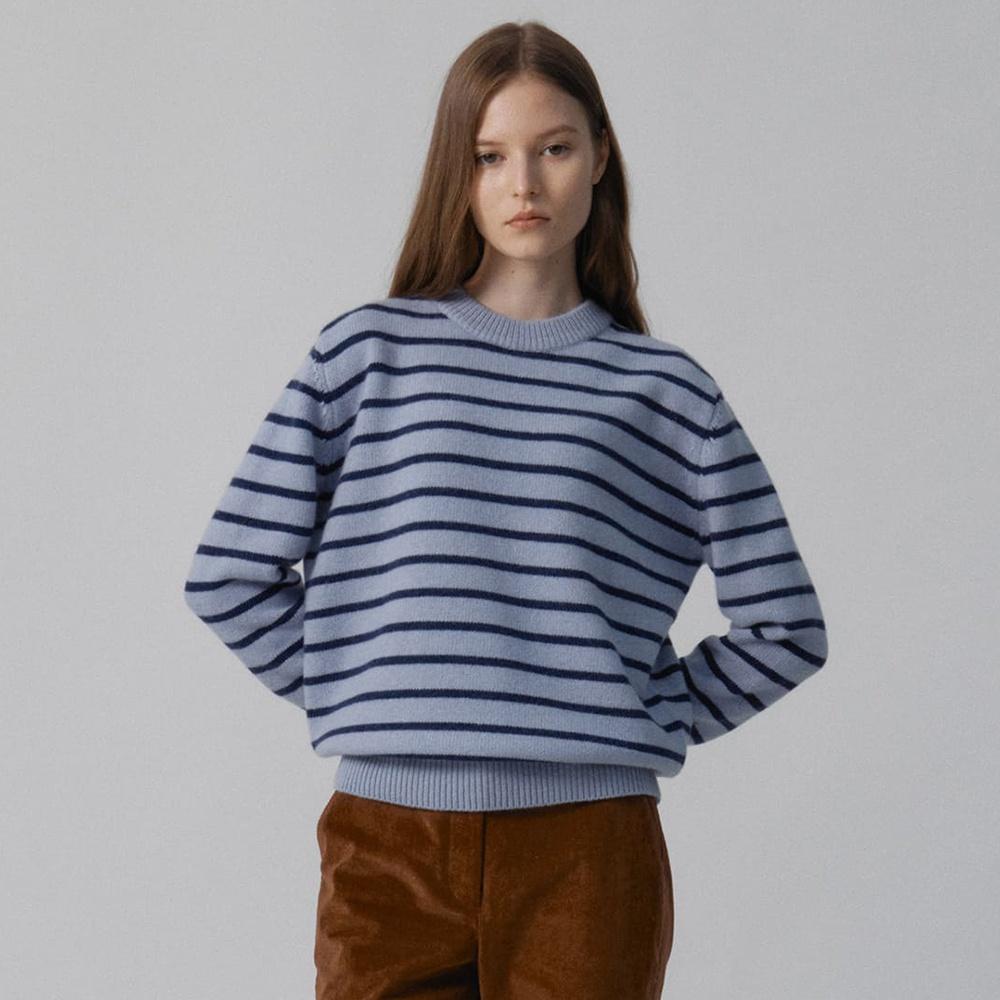 Fin Knit (Sea Blue Stripe)