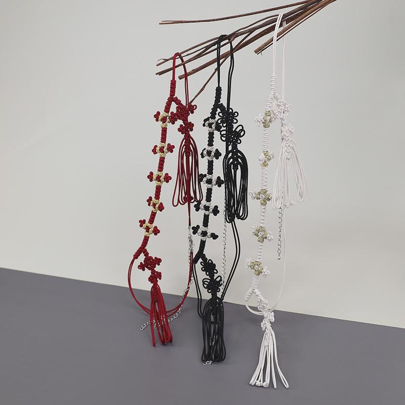 낙지발 매듭 체인 허리띠 3컬러