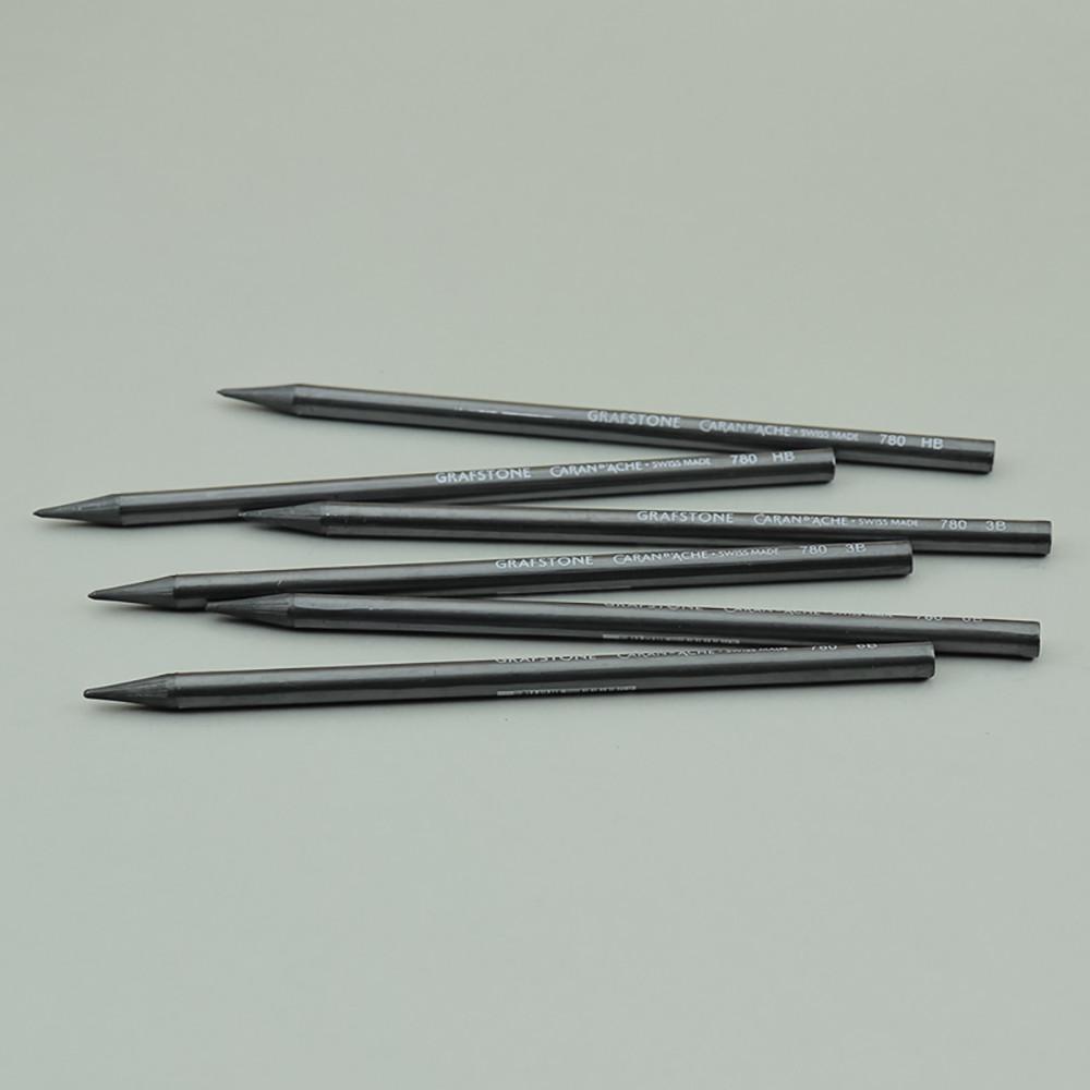 까렌다쉬 그라프스톤 PURE 흑연연필 HB 3B 6B CARAN D’ACHE GRAFSTONE 780 Graphite Pencils