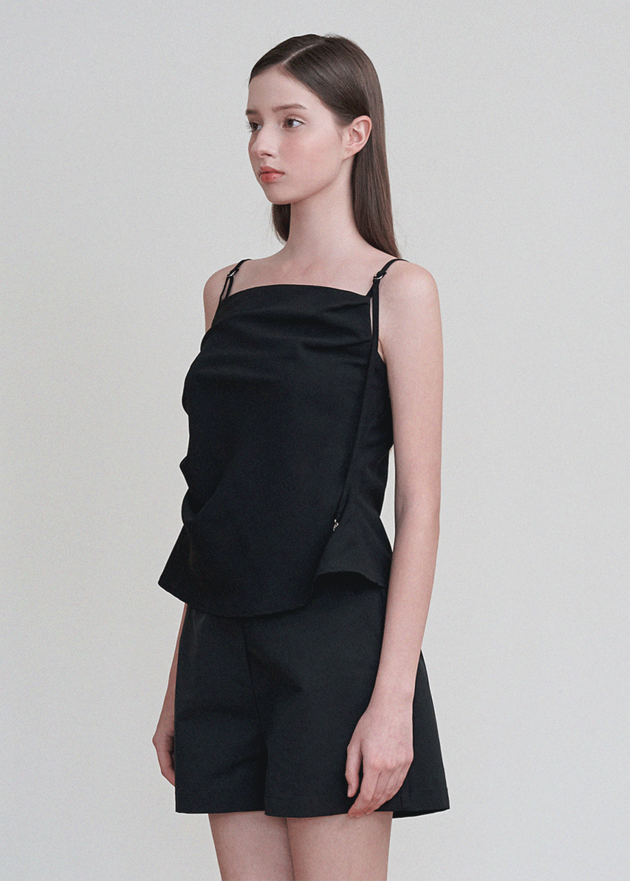 미케네 [44-120]  Cecile Drape Bustier   세실 드레이프 뷔스티에 (여름/출근룩/오피스룩/휴가룩/데이트룩/격식룩/하객룩/체형커버/드레이프/클래식/자체제작)