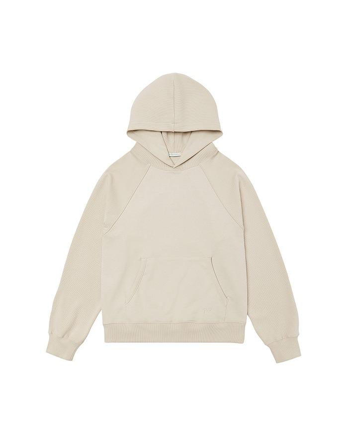 rang pa rang pa) Cotton Raglan Hoodie (Oat)