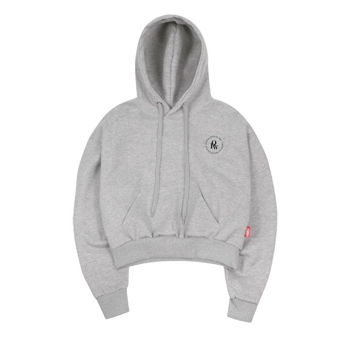 (기모)심볼 크롭후드티