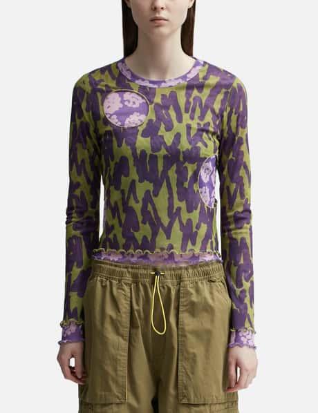 Yumiko Layered Hyper Mesh Top