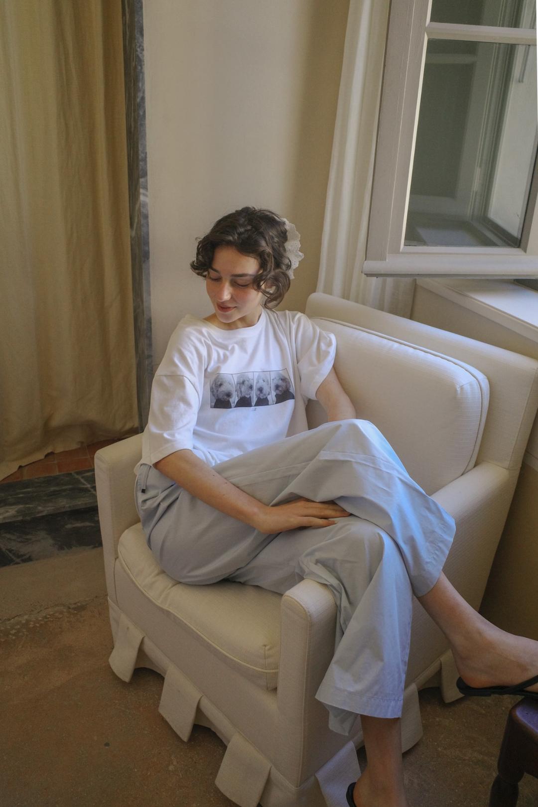 [5ND] Puppy T-shirt_White