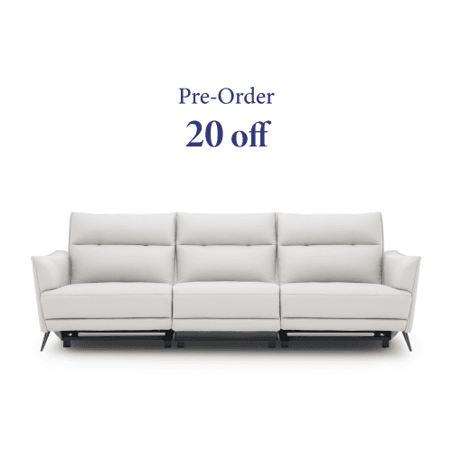 [사전판매]누하스 천연소가죽 리클라이너 소파 3인/4인_2color