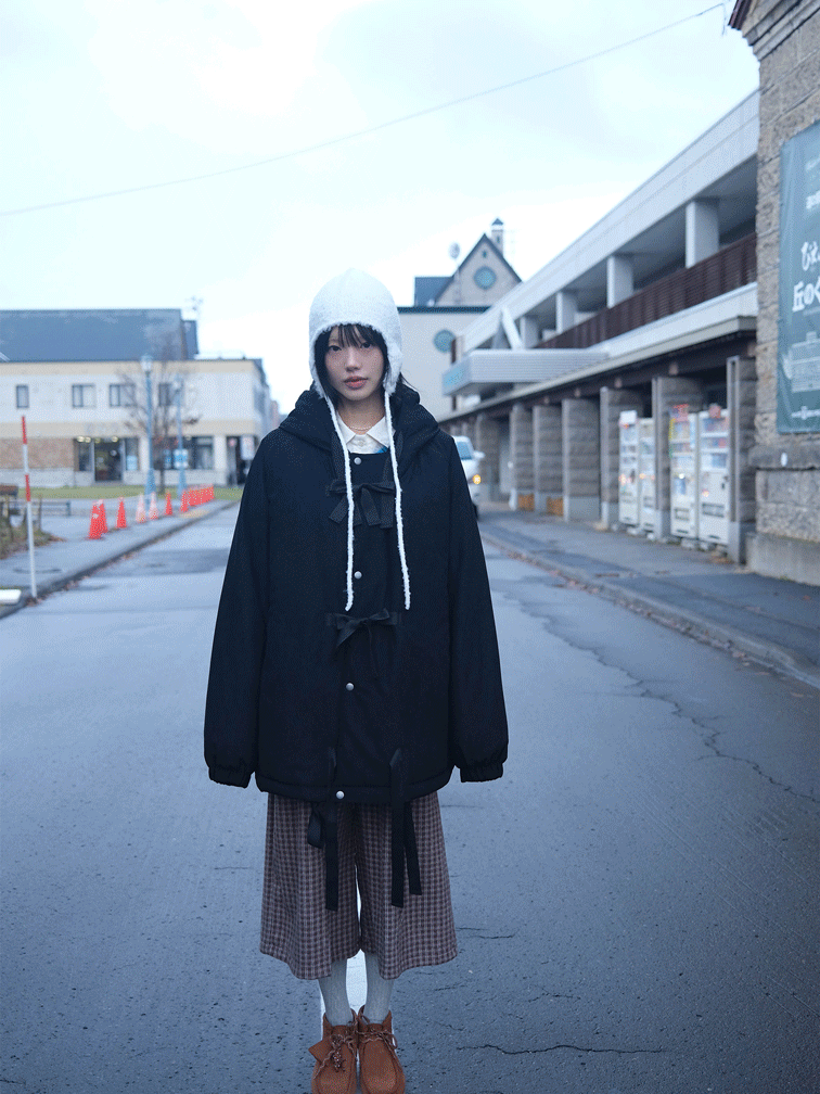 김아홉 토퍼 코듀로이 후드 JP