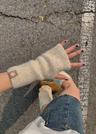 WOOL-BLEND SHORT HAND WARMER