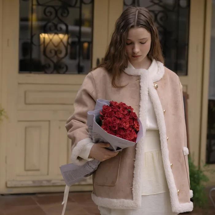 [당일발송]클로우 리버서블 무스탕