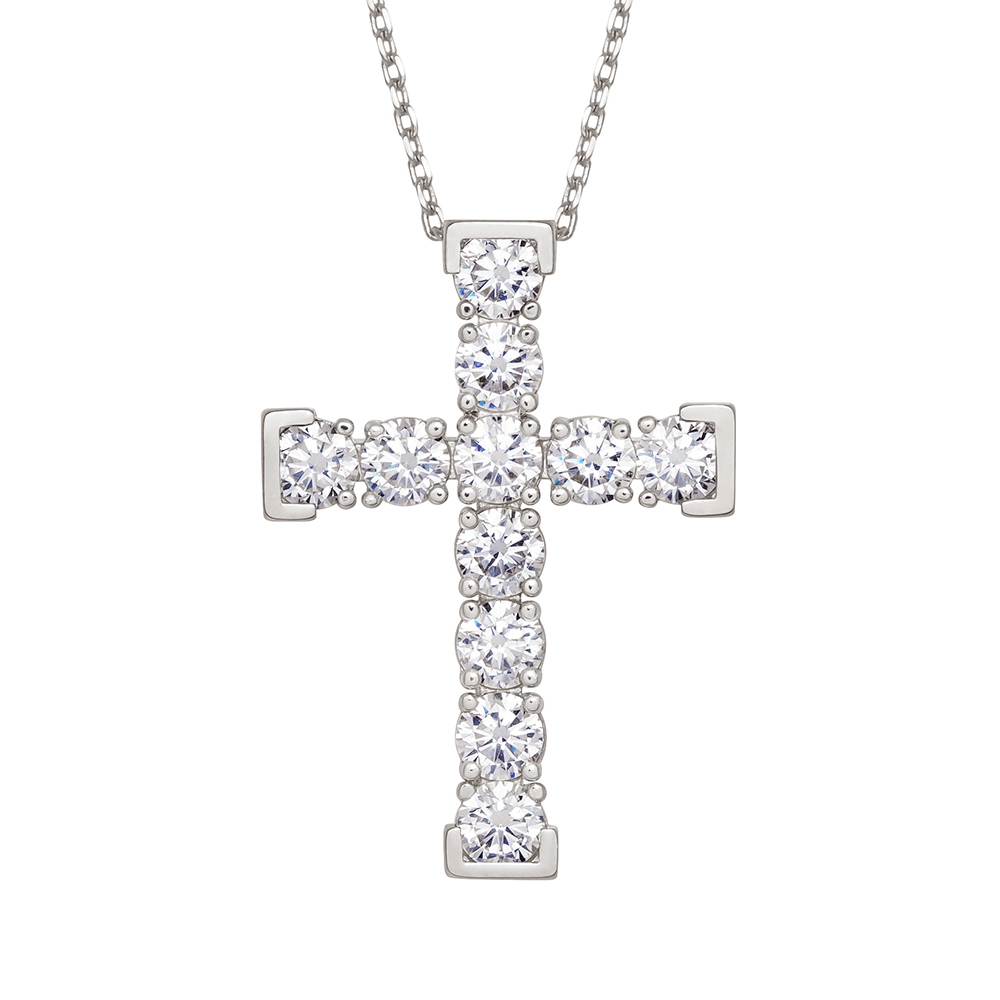Frame Cross Necklace
