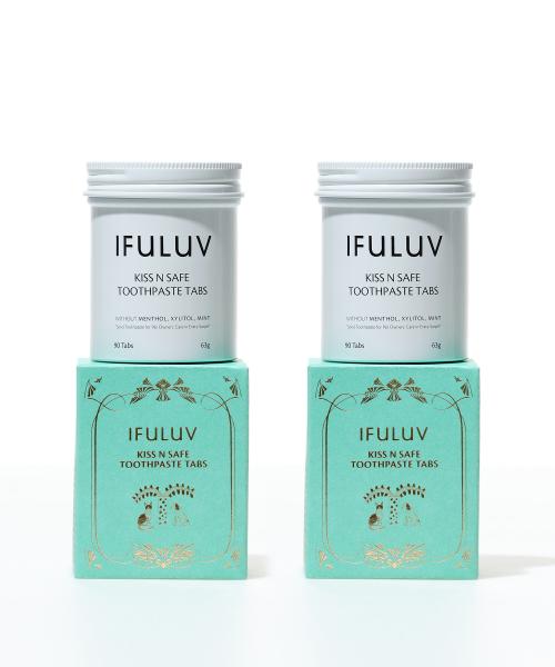 [2pack]NO자일리톨,멘톨,민트 고체치약 90정x2개